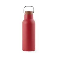   Termos 580 ml, 2401E16550, Vinga, 22xØ7.5 cm, Otel, Lemn, Rosu