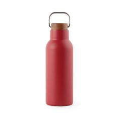   Termos 580 ml, 2401E16550, Vinga, 22xØ7.5 cm, Otel, Lemn, Rosu