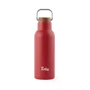 Termos 580 ml, 2401E16550, Vinga, 22xØ7.5 cm, Otel, Lemn, Rosu