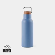  Termos 580 ml, 2401E16548, Vinga, 22xØ7.5 cm, Otel, Lemn, Albastru