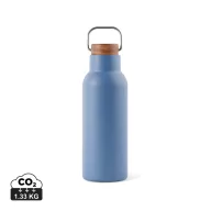   Termos 580 ml, 2401E16548, Vinga, 22xØ7.5 cm, Otel, Lemn, Albastru