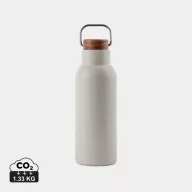   Termos 580 ml, 2401E16549, Vinga, 22xØ7.5 cm, Otel, Lemn, Gri