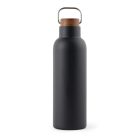 Termos 800 ml, 2401E16553, Vinga, 25.8xØ8 cm, Otel, Lemn, Negru