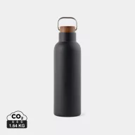   Termos 800 ml, 2401E16553, Vinga, 25.8xØ8 cm, Otel, Lemn, Negru