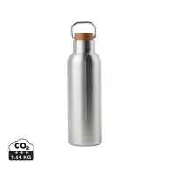   Termos 800 ml, 2401E16557, Vinga, 25.8xØ8 cm, Otel, Lemn, Argintiu