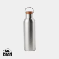   Termos 800 ml, 2401E16557, Vinga, 25.8xØ8 cm, Otel, Lemn, Argintiu
