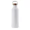 Termos 800 ml, 2401E16558, Vinga, 25.8xØ8 cm, Otel, Lemn, Alb