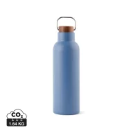   Termos 800 ml, 2401E16554, Vinga, 25.8xØ8 cm, Otel, Lemn, Albastru
