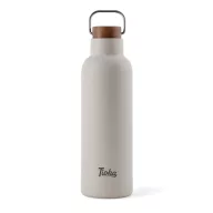   Termos 800 ml, 2401E16555, Vinga, 25.8xØ8 cm, Otel, Lemn, Gri