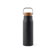   Termos 300 ml, 2401E16541, Vinga, 18.6xØ6 cm, Otel, Lemn, Negru