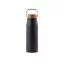 Termos 300 ml, 2401E16541, Vinga, 18.6xØ6 cm, Otel, Lemn, Negru