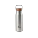 Termos 300 ml, 2401E16545, Vinga, 18.6xØ6 cm, Otel, Lemn, Argintiu