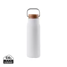 Termos 300 ml, 2401E16546, Vinga, 18.6xØ6 cm, Otel, Lemn, Alb