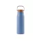 Termos 300 ml, 2401E16542, Vinga, 18.6xØ6 cm, Otel, Lemn, Albastru