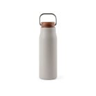 Termos 300 ml, 2401E16543, Vinga, 18.6xØ6 cm, Otel, Lemn, Gri