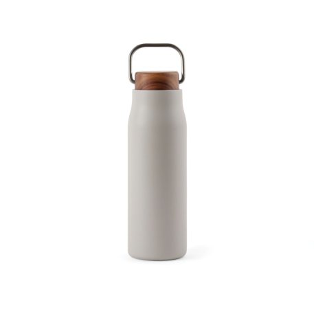 Termos 300 ml, 2401E16543, Vinga, 18.6xØ6 cm, Otel, Lemn, Gri