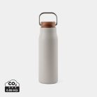 Termos 300 ml, 2401E16543, Vinga, 18.6xØ6 cm, Otel, Lemn, Gri