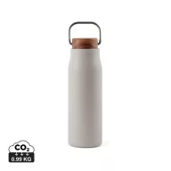   Termos 300 ml, 2401E16543, Vinga, 18.6xØ6 cm, Otel, Lemn, Gri