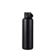   Termos 600 ml, 2509E16998, Vinga, 23.5xØ 7.4 cm, Otel, Polipropilena, Negru