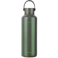   Termos 600 ml, 2509E16999, Vinga, 23.5xØ 7.4 cm, Otel, Polipropilena, Verde