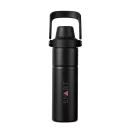 Termos 600 ml, 2509E17007, Vinga, 25.8xØ 7.2 cm, Otel, Polipropilena, Negru