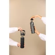   Termos 600 ml, 2509E17007, Vinga, 25.8xØ 7.2 cm, Otel, Polipropilena, Negru