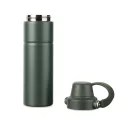 Termos 600 ml, 2509E17008, Vinga, 25.8xØ 7.2 cm, Otel, Polipropilena, Verde