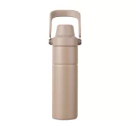   Termos 600 ml, 2509E17009, Vinga, 25.8xØ 7.2 cm, Otel, Polipropilena, Bej greige