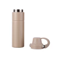   Termos 600 ml, 2509E17009, Vinga, 25.8xØ 7.2 cm, Otel, Polipropilena, Bej greige