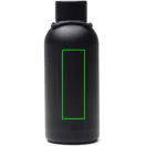 Sticla termos 400 ml, Vinga, 2601E14775, 19.2xØ7.4 cm, Otel, Poliester, Negru