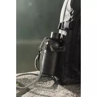   Sticla termos 400 ml, Vinga, 2601E14775, 19.2xØ7.4 cm, Otel, Poliester, Negru