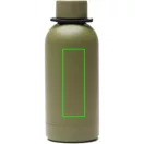Sticla termos 400 ml, Vinga, 2601E14776, 19.2xØ7.4 cm, Otel, Poliester, Verde