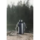 Sticla termos 400 ml, Vinga, 2601E14777, 19.2xØ7.4 cm, Otel, Poliester, Albastru Navy