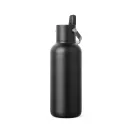 Sticla termos, Vinga, 2610E19368, 600 ml, Cu maner, 22.4xØ7.8 cm, Otel inoxidabil, Polipropilena, Negru