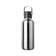   Sticla termos, Vinga, 2610E19370, 600 ml, Cu maner, 22.4xØ7.8 cm, Otel inoxidabil, Polipropilena, Argintiu, Gri