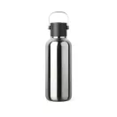 Sticla termos, Vinga, 2610E19370, 600 ml, Cu maner, 22.4xØ7.8 cm, Otel inoxidabil, Polipropilena, Argintiu, Gri