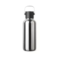   Sticla termos, Vinga, 2610E19370, 600 ml, Cu maner, 22.4xØ7.8 cm, Otel inoxidabil, Polipropilena, Argintiu, Gri