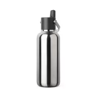   Sticla termos, Vinga, 2610E19370, 600 ml, Cu maner, 22.4xØ7.8 cm, Otel inoxidabil, Polipropilena, Argintiu, Gri