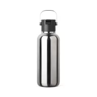   Sticla termos, Vinga, 2610E19370, 600 ml, Cu maner, 22.4xØ7.8 cm, Otel inoxidabil, Polipropilena, Argintiu, Gri
