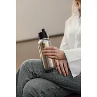  Sticla termos, Vinga, 2610E19370, 600 ml, Cu maner, 22.4xØ7.8 cm, Otel inoxidabil, Polipropilena, Argintiu, Gri