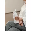 Sticla termos, Vinga, 2610E19371, 600 ml, Cu maner, 22.4xØ7.8 cm, Otel inoxidabil, Polipropilena, Alb