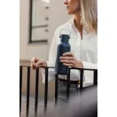 Sticla termos, Vinga, 2610E19369, 600 ml, Cu maner, 22.4xØ7.8 cm, Otel inoxidabil, Polipropilena, Albastru Navy