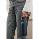 Sticla termos, Vinga, 2610E19369, 600 ml, Cu maner, 22.4xØ7.8 cm, Otel inoxidabil, Polipropilena, Albastru Navy