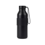   Sticla termos, Vinga, 2610E19373, 500 ml, Cu maner, 19.5xØ6.5 cm, Otel inoxidabil, Negru