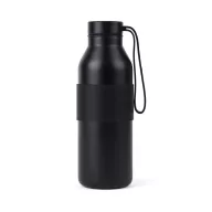   Sticla termos, Vinga, 2610E19373, 500 ml, Cu maner, 19.5xØ6.5 cm, Otel inoxidabil, Negru