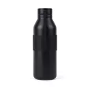Sticla termos, Vinga, 2610E19373, 500 ml, Cu maner, 19.5xØ6.5 cm, Otel inoxidabil, Negru