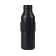   Sticla termos, Vinga, 2610E19373, 500 ml, Cu maner, 19.5xØ6.5 cm, Otel inoxidabil, Negru