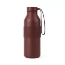 Sticla termos, Vinga, 2610E19374, 500 ml, Cu maner, 19.5xØ6.5 cm, Otel inoxidabil, Rosu Burgundy