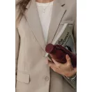 Sticla termos, Vinga, 2610E19374, 500 ml, Cu maner, 19.5xØ6.5 cm, Otel inoxidabil, Rosu Burgundy