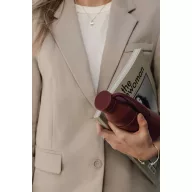   Sticla termos, Vinga, 2610E19374, 500 ml, Cu maner, 19.5xØ6.5 cm, Otel inoxidabil, Rosu Burgundy